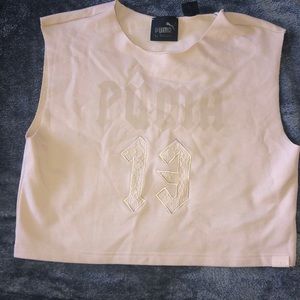 PUMA by Rihanna sleevless cropped crew neck